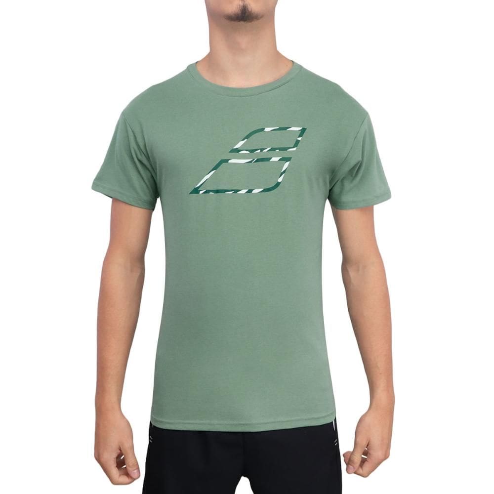 Camiseta Babolat Exercise Big Flag Tee Verde