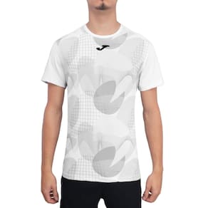 Camiseta Joma Challenge Contraste Branca e Cinza