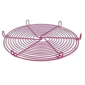 Grade Para Resfriamento Redonda Antiaderente Rosa Pink 30cm