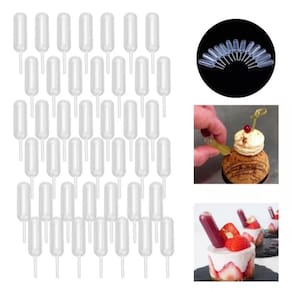 50 Ampolas Cilindro Saborizante Para Doces 4ml