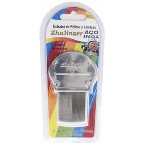 Extrator de Piolhos e Lêndeas Zalingher em Aço Inox Ref.149