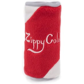 Pelúcia Squeakie Can Zippypaws Brinquedo Lata Para Cachorro - Zippy Cola