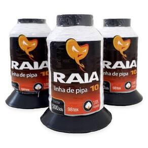 Linha Pipa Raia 10 Branco 200 Jds Resistente