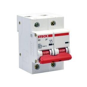 Disjuntor SD2.Br 2 Polos C 10kA - Proteção Indutiva