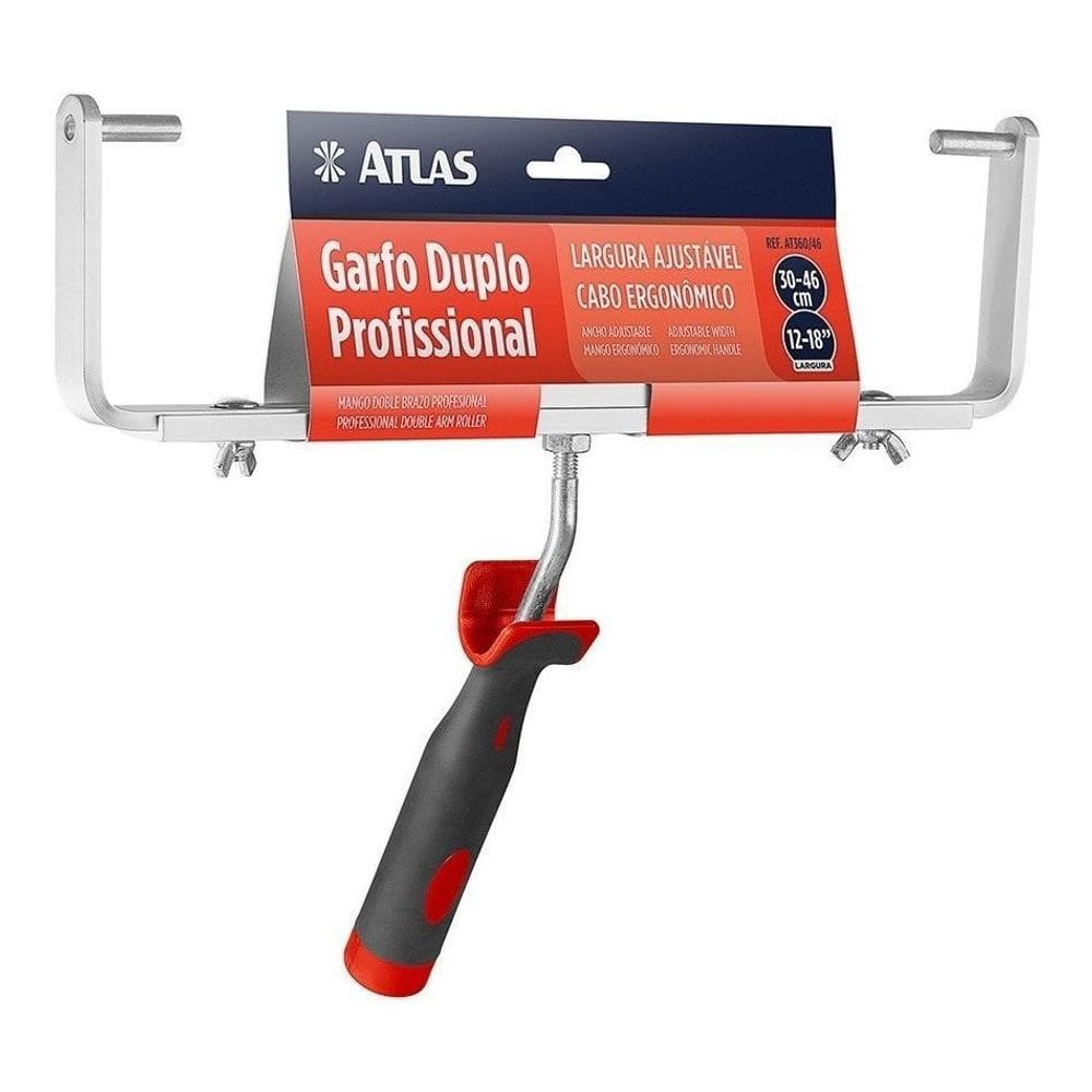 Garfo Duplo Profissional 30-46cm Atlas - Leve e Durável