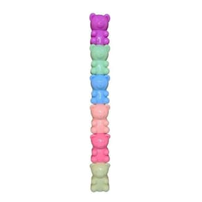 Kit Marca Texto Empilhável Urso JS083 5 Cores - Tend Tudo