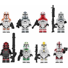 Bonecos Clone Wars Troopers Horn Blocos De Montar Star Wars
