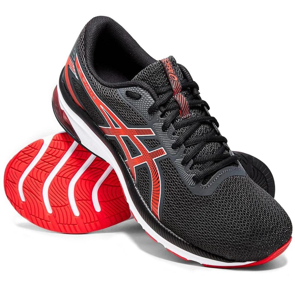 Tenis Asics Gel Sparta 2 Masculino Cinza e Vermelho Casas Bahia