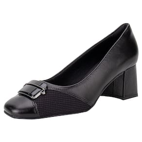 Sapato Feminino Salto Grosso Comfortflex 2475302
