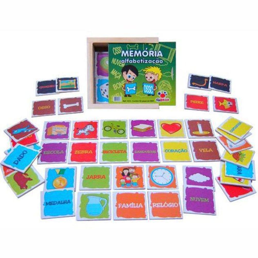 Jogo Da Memória Alfabetização Ciabrink