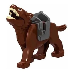 Blocos De Montar Lobo Senhor Dos Anéis Hobbit Potter