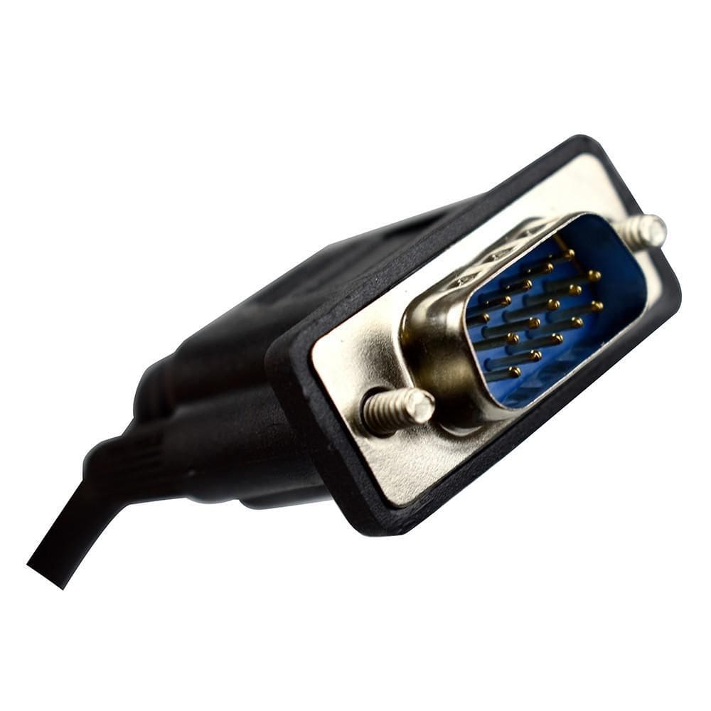 Cabo Vga Evus 15M Hd15 Preto C-044 Com Filtros Polybag 8Mm