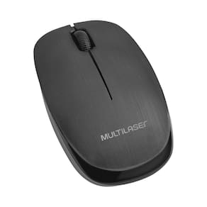 Mouse S/ Fio Multilaser Mo251 Preto Sensor De Alta Precisão Homologação: 47031603111