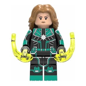 Boneco Blocos De Montar Capitã Marvel Vingadores