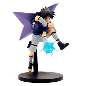 Boneco Naruto Stars Uchiha Sasuke Qposket - Banpresto