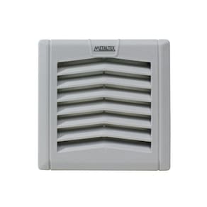 Grelha Plástica Filtro Ventilador 80X80 Modelo Fv Metaltex