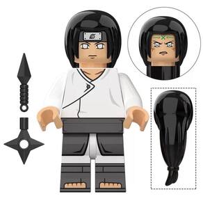 Boneco Blocos De Montar Hyuga Neji Naruto Ninja