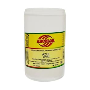 Corante Azul Em Pó 1Kg Arcolor