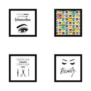 De Quadros Decorativos Designer Sobrancelhas 17