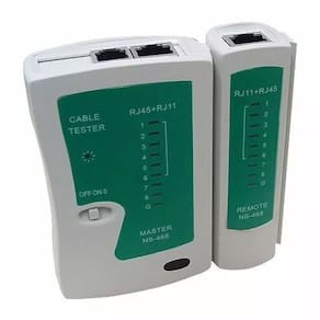 Testador Teste Cabo Rede Lan Rj45 Rj11 Telefonia Com Capa