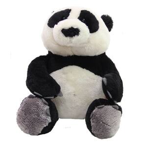 Mini urso panda 15cm de pelúcia delicado presente namorada