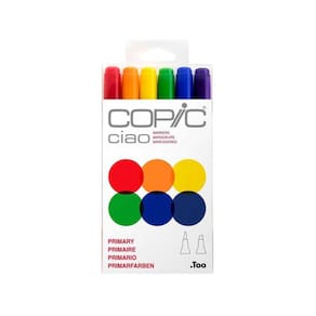 Estojo Copic Ciao Primary Com 6 Unidades
