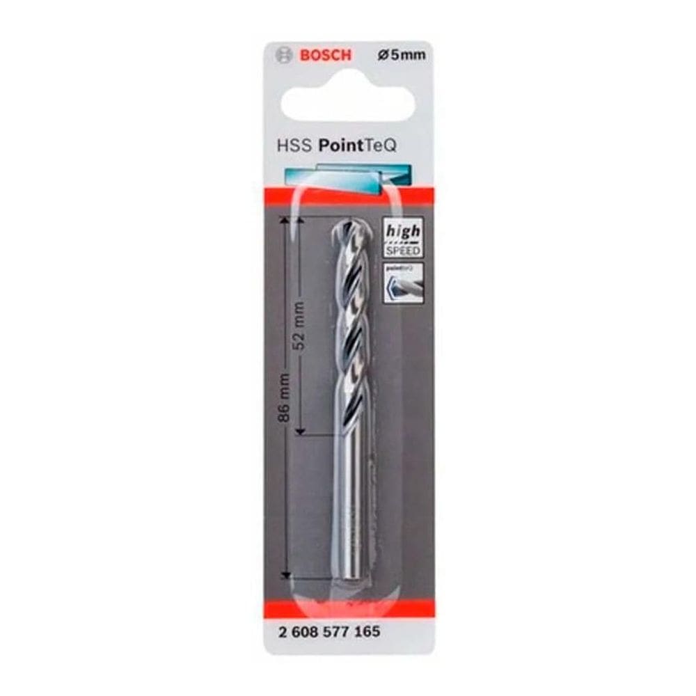 Broca Para Metal Aço Rapido Hss Point 5Mm Bosch