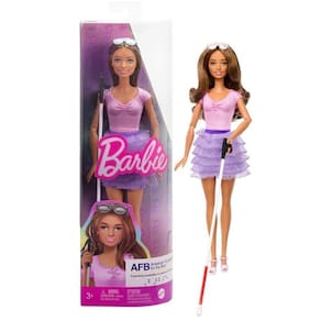 Boneca Barbie Fashionista Cega - Mattel Hrh17