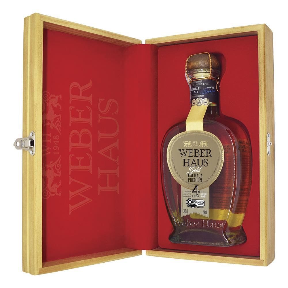 Kit Especial Weber Haus + Cachaça Premium Gold 750Ml