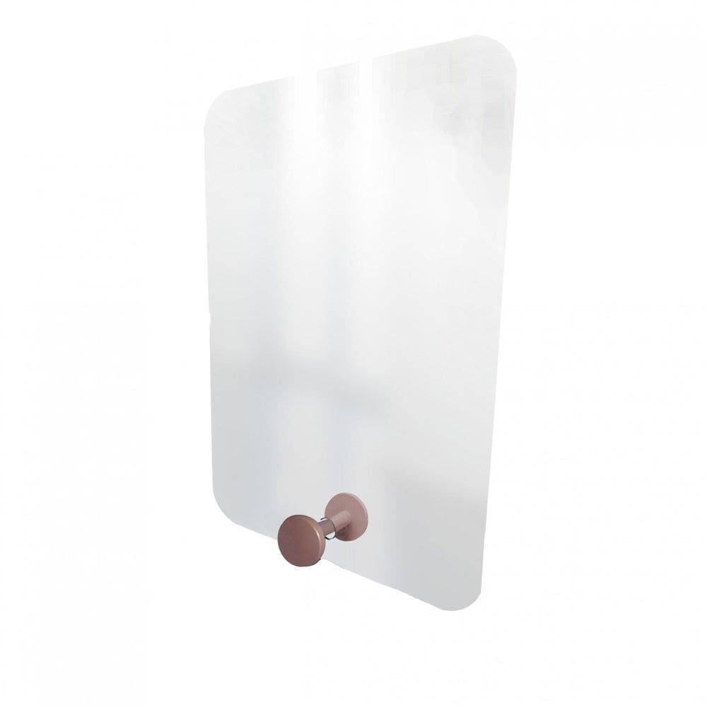 Espelho Funcional Hook Rosa 60 X 40 Cm