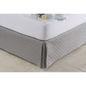Saia Cama Box 1,28M Larg Viuva Matelasse Ultrassonico