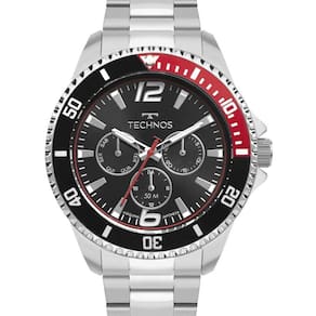 Relógio Technos Racer Prata Masculino 6P29Ale 1P