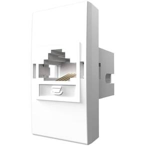 Módulo Tomada Rj11 4 Vias Branco Inova Pro 85023 Alumbra