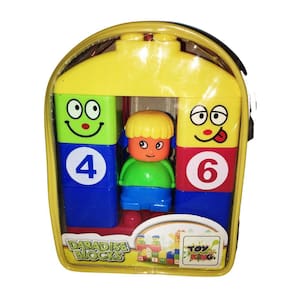 Blocos De Montar Com Mochila Daradise Blocks Toy King