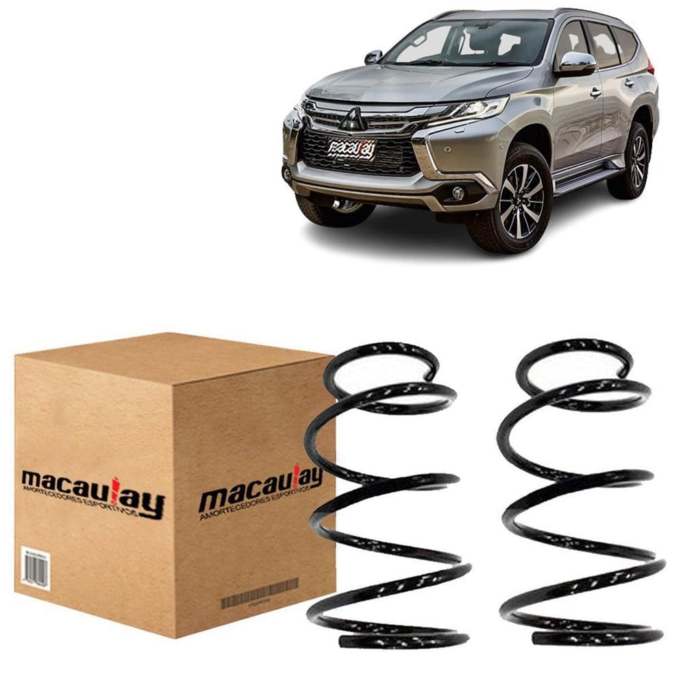 Par Molas Reforçada Traseira Pajero Dakar Blindado Macaulay
