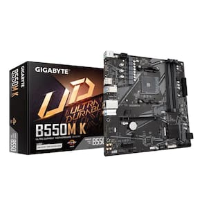 Placa Mãe Aorus B550M K - Suporte AMD Ryzen 5000/4000/3000