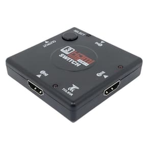 Hub Switch Hdmi 3 Entradas 1 Saida Pc Notebook Ps3 Xbox Dvd