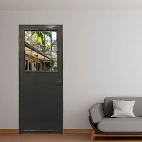 Porta Social Lambril Linha Veneza 210x70 Lado Esquerdo Preto