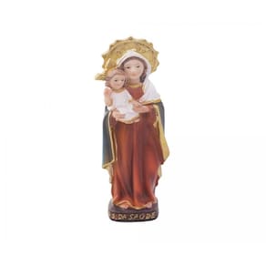 Nossa Senhora Da Saúde Enfeite De Resina 9 Cm