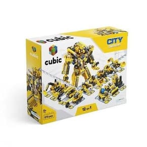 Blocos De Montar Cubic City 573 Peças - Multikids - Br1093