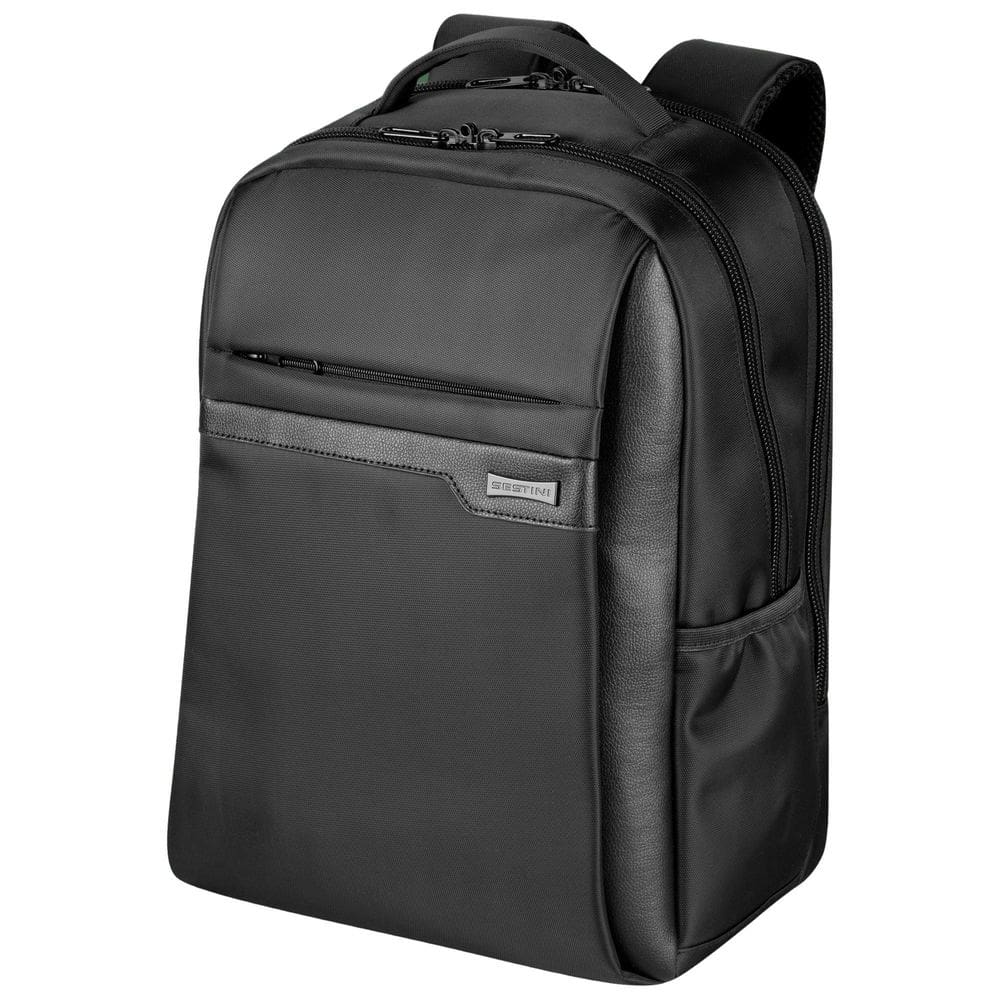 Mochila Grande 2 Compartimentos Laptop Sestini Prime Preto