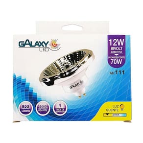 Lâmpada Led Ar111 11W Bivolt Gu10 2700K Branco Quente