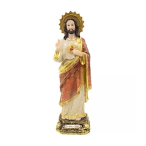 Sagrada Coração De Jesus Enfeite Resina 30 Cm