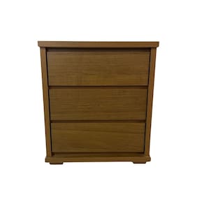 Mesa de Cabeceira 3 Gavetas Stillus Imbuia Rustic Tcil