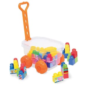 Blocos Didáticos Carrinho de Puxar - Cotiplas - 20 Peças