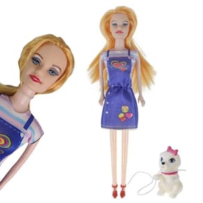 Boneca Princesa Cachorro Infantil Brinquedo Criança Divertido Criançada Animada