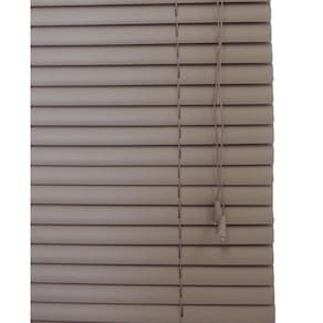 Persiana Horizontal Pvc 25Mm Block 120Larg X 220Alt Café