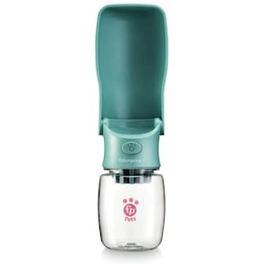 Garrafa Portátil Dobrável 350Ml Verde Filtro Carvão Ativado