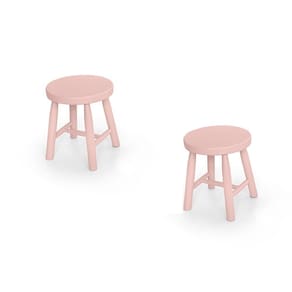 Kit 2 Banquetas Infantil Espanha - Rosa Bebê