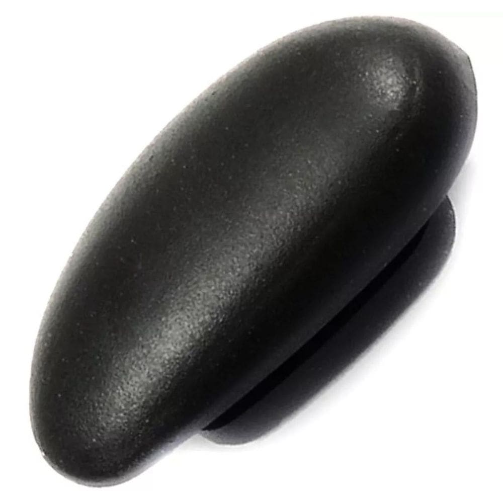 02 Pares Plaqueta Encaixe Silicone Nariz Óculos Md 210 Preto